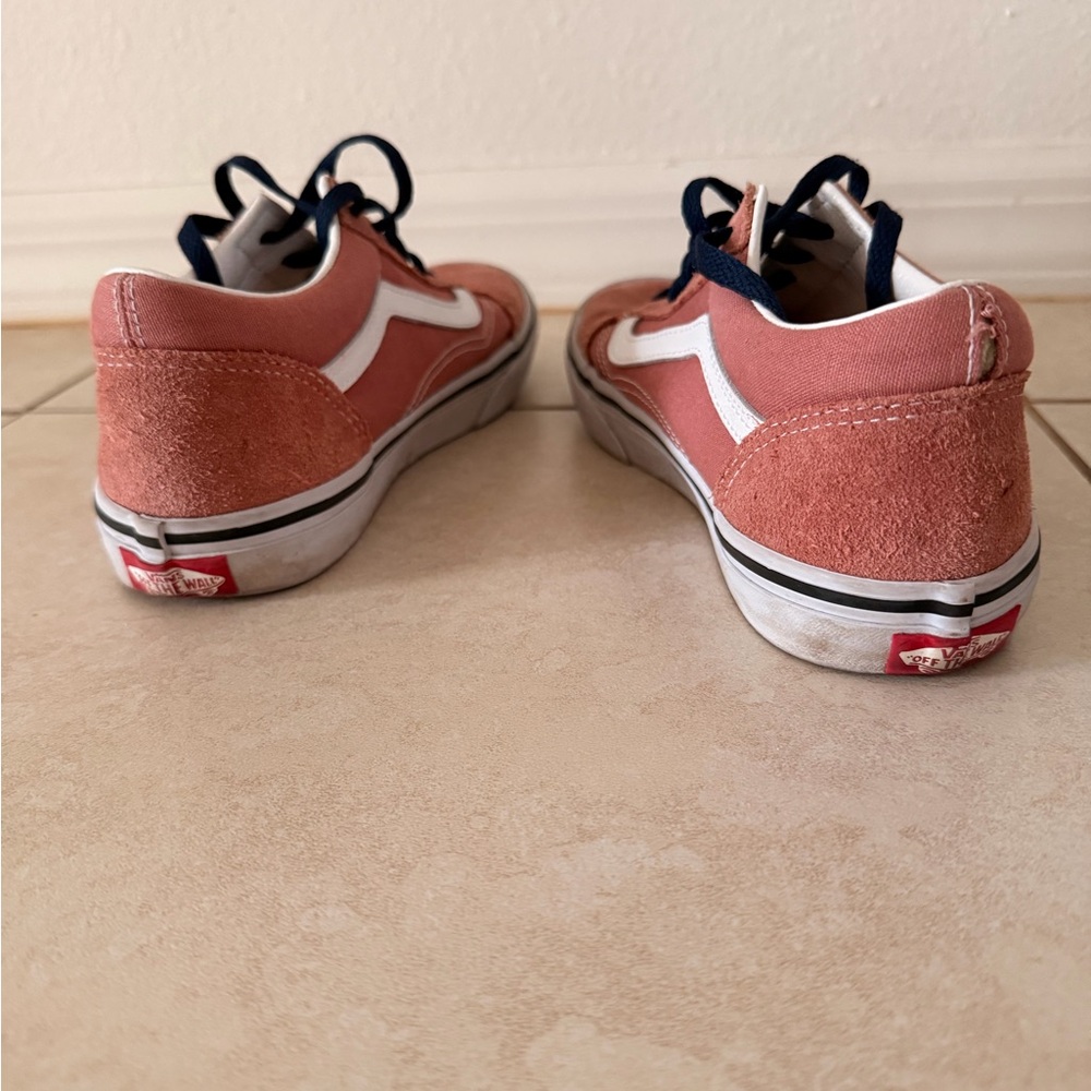 Vans Women's Sneakers in Pink and White - Picture 4 of 7